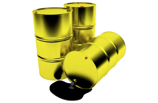Barrels of oil — Stock Photo, Image