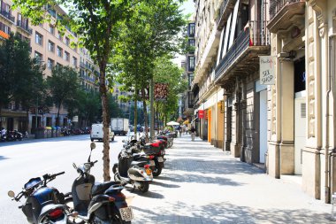 Cadde BarcelonaStraat van barcelona