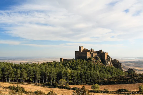 Ortaçağ Kalesi, loarre, İspanya — Stok fotoğraf