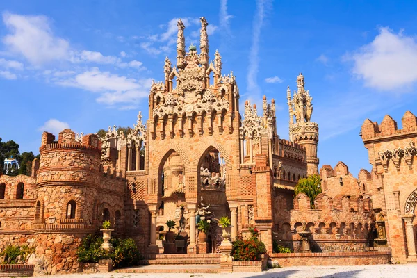 Colomares slott i Benalmádena, Spanien — Stockfoto
