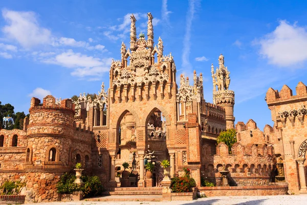 Colomares castle in Benalmadena, Spain — Stock Photo, Image