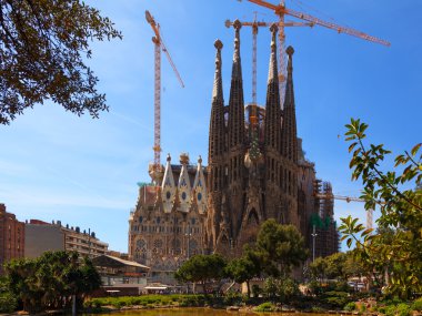 La Sagrada Familia, Barcelona, Spain clipart