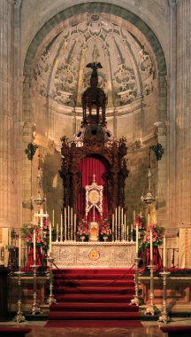 Santa Maria church, Ronda, Spain - church interior
