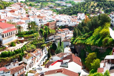Setenil de las bodegas, cadiz, Endülüs, İspanya