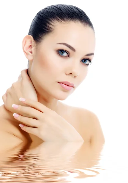 Female with fresh clear skin — Stock Photo, Image