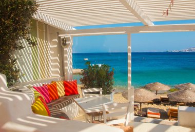 Restoran Akdeniz deniz plaj