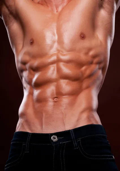 Torso with six pack — Stock Photo, Image