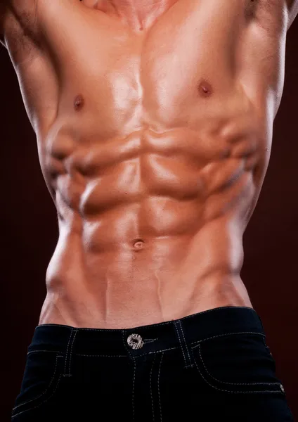 Torso con paquete de seis — Foto de Stock