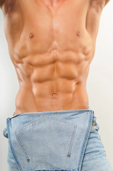 Torso with six-pack — Stock Photo, Image