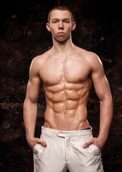 Muscular model — Stock Photo, Image