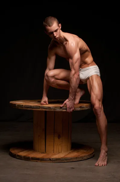 Modelo muscular — Fotografia de Stock