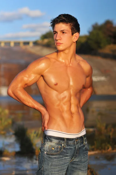 Male model posing — Stock Photo, Image