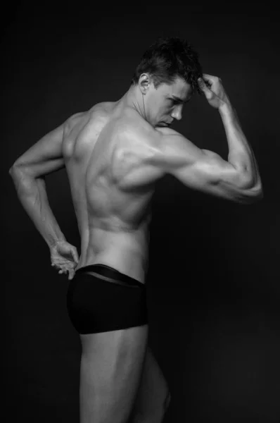 Fitness Modèle Masculin Studio — Photo