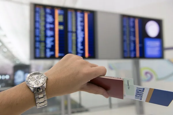 Tijd voor instappen controleren — Stockfoto