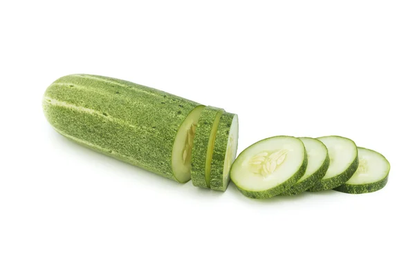 Cucumber on white — Stock Photo, Image