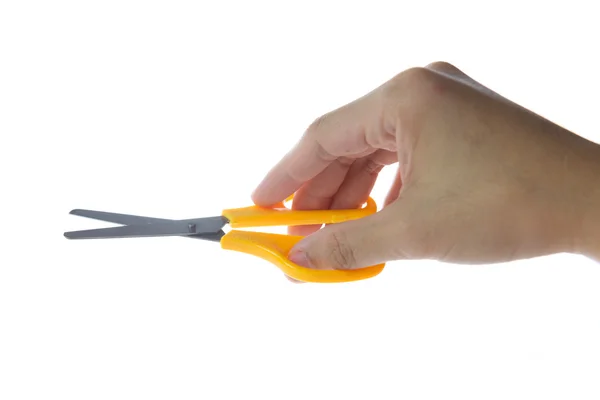 Scissors in hand — Stockfoto