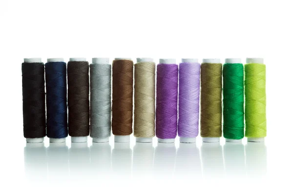 Multicolour bobbins — Stock Photo, Image