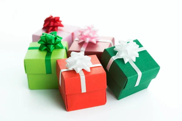 Varias cajas de regalo de color —  Fotos de Stock