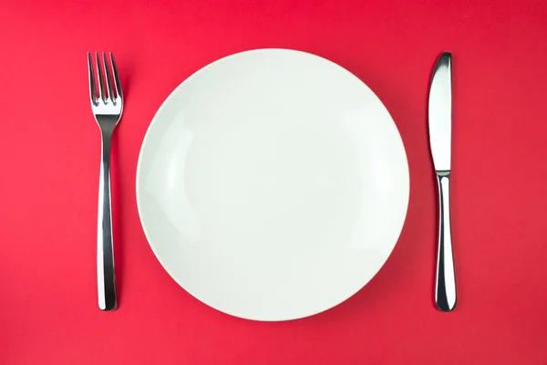 Обеденная тарелка — стоковое фото