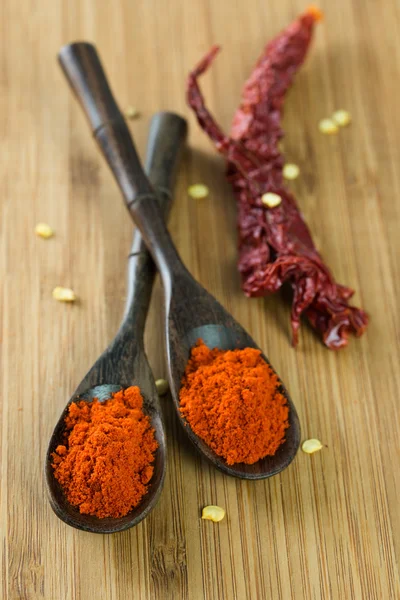 Rotes Chilipulver — Stockfoto