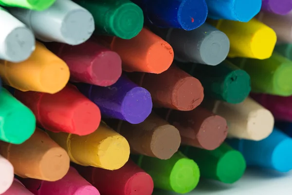 Stapel crayon — Stockfoto