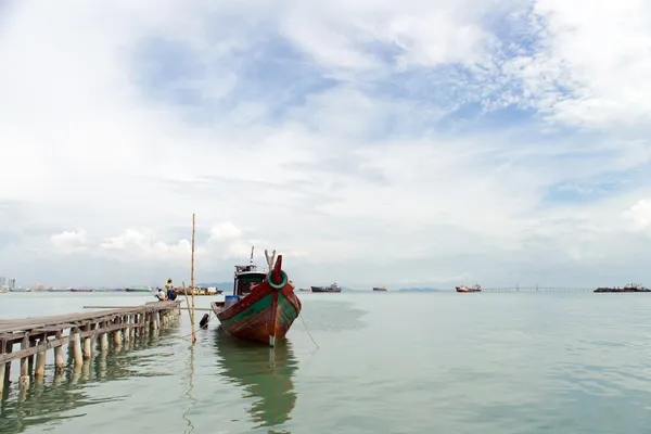 Fisherman boat — Stock Photo, Image