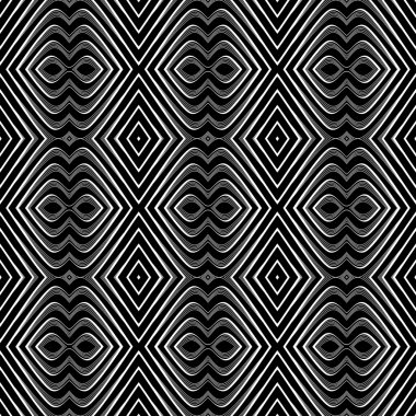 kesintisiz geometrik op sanat desen.