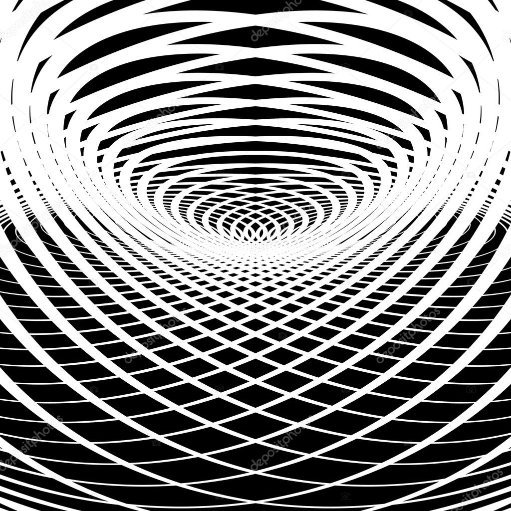 Optical illusion abstract background.