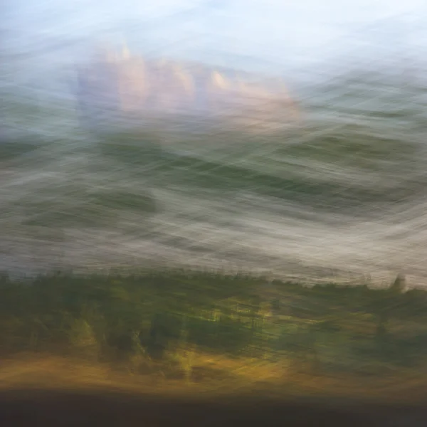 Paysage illusoire surréaliste. Contexte abstrait . — Photo