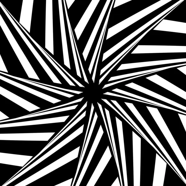 Ilusión de rotación. Diseño abstracto . — Vector de stock