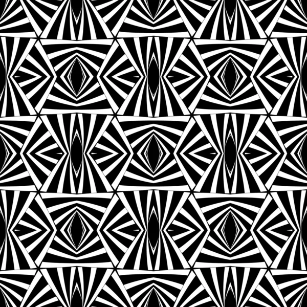 Texture géométrique sans couture op art . — Image vectorielle