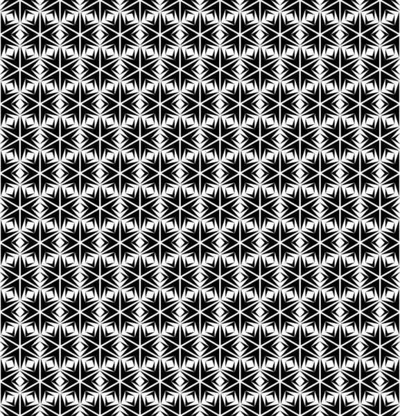 Nahtlose geometrische Textur im Op Art Design. — Stockvektor