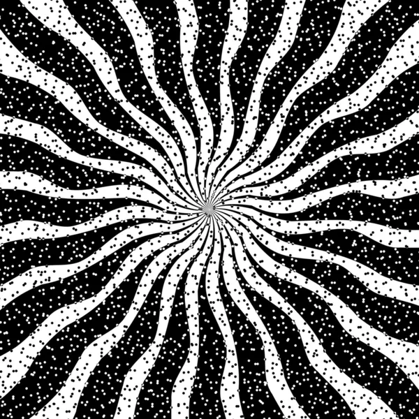 Rotation illusion. abstrakt design. — Stock vektor