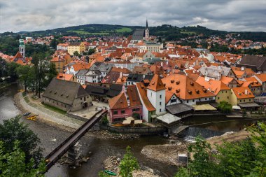 Cesky Krumlov, Czech Cumhuriyeti görüşü.