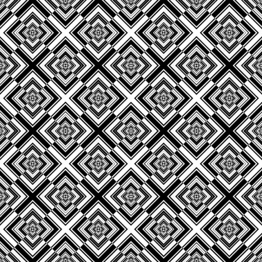 kesintisiz geometrik checked desen.