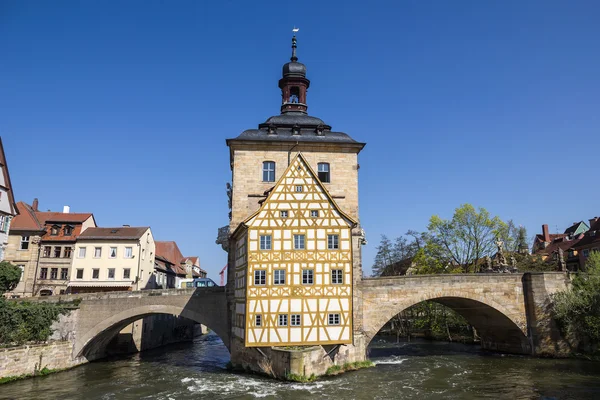 Staroměstská radnice v Bambergu, Německo. — Stock fotografie