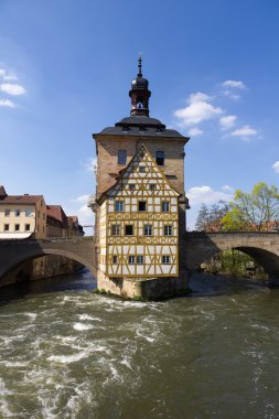 eski Belediye Binası Bamberg, Almanya.