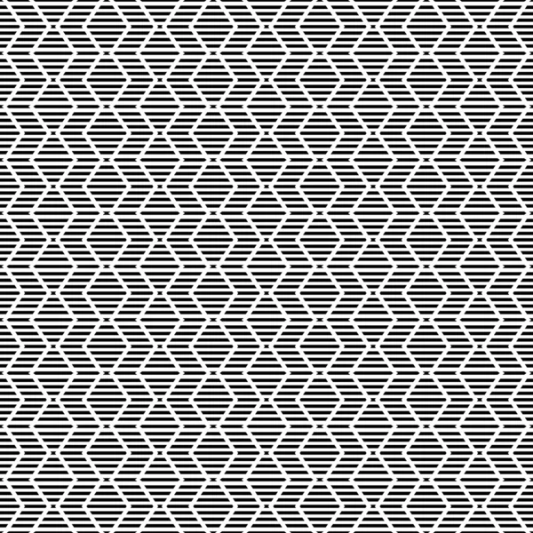 Seamless geometric striped zigzag pattern. — Stock Vector