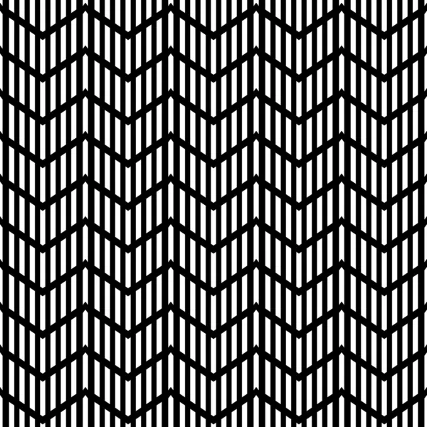 Naadloze geometrische zigzag patroon. Gestreepte textuur. — Stockvector