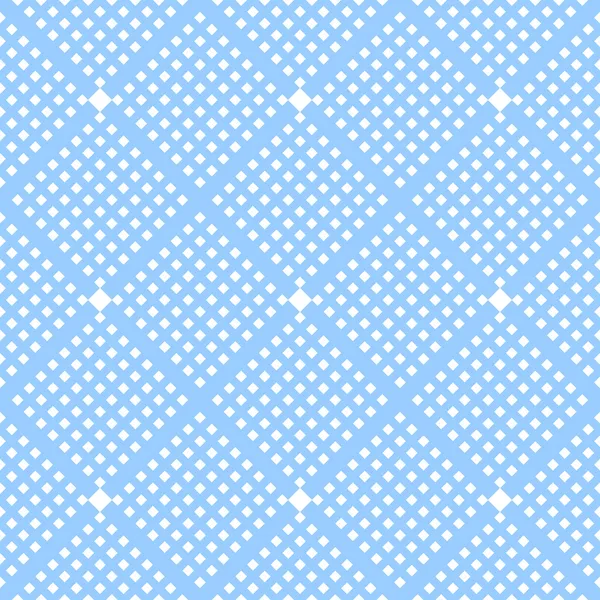 Seamless checked blue pattern. — Stock Vector