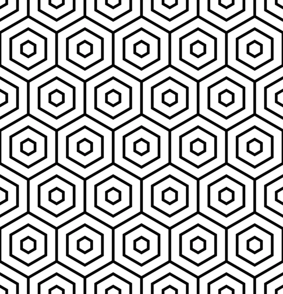 Textura hexagonal. Patrón geométrico sin costuras . — Vector de stock