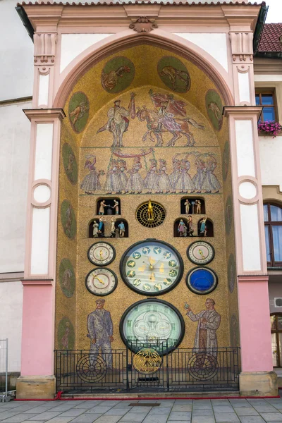 Reloj astronómico en Olomouc, República Checa . —  Fotos de Stock