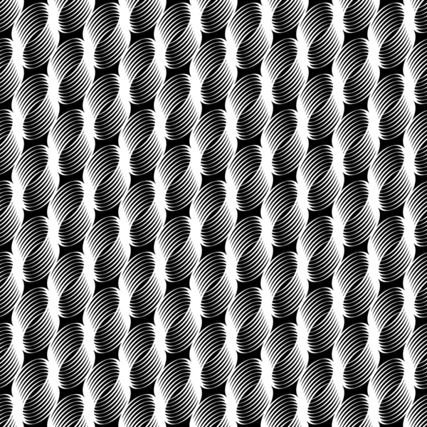 Texture sans couture dans la conception op art . — Image vectorielle