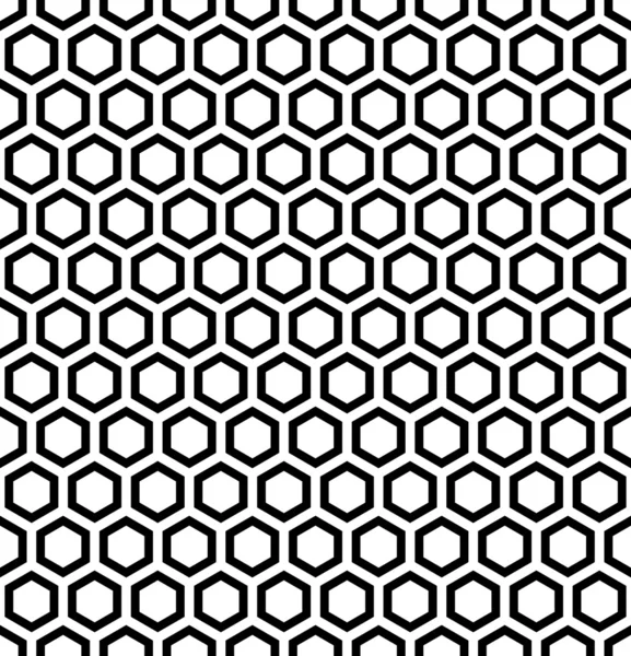 Honeycomb pattern. Seamless hexagons texture. — Stock Vector