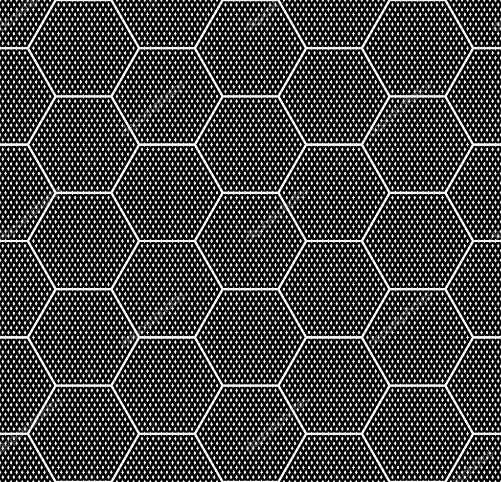 Hexagons Texture Seamless Geometric Pattern Vector Image By C Troyka Vector Stock