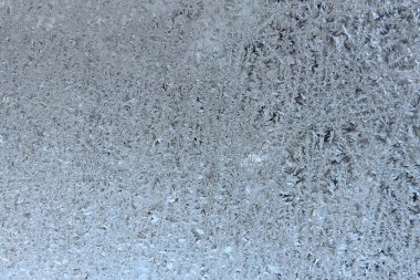 Texture of frosted glass. Winter background. clipart