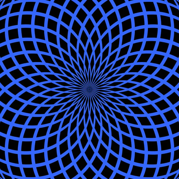 Abstrakt blå bakgrund. rotation mönster. — Stock vektor