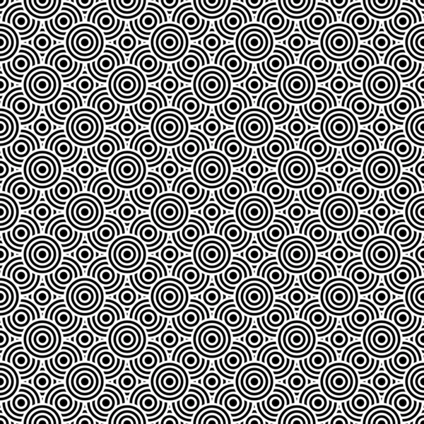 Texture de cercles sans couture . — Image vectorielle