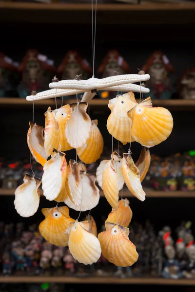 市場での販売のための貝殻. — ストック写真