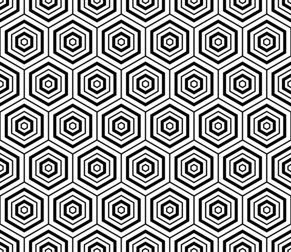 Hexagons texture. Seamless geometric pattern. — Stock Vector